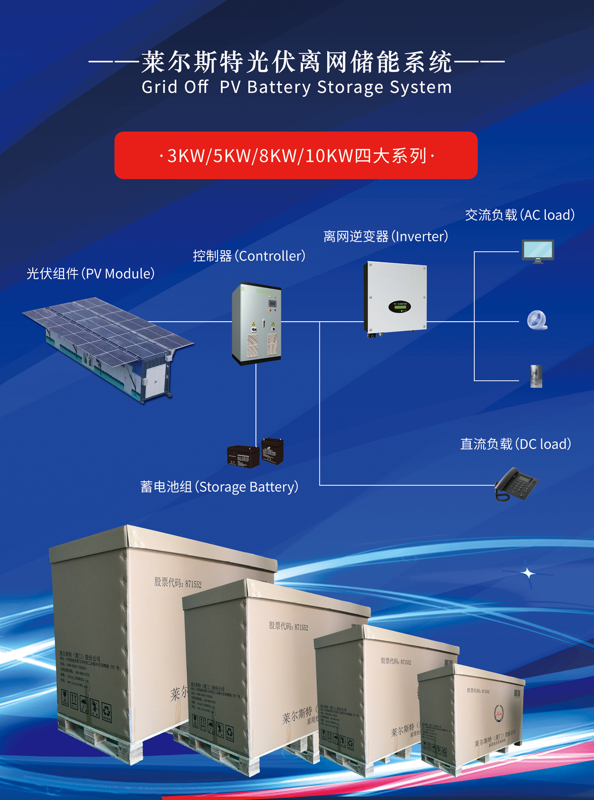 萊爾斯特光伏離網儲能系統圖